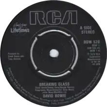 Description de l'image Breaking Glass by David Bowie UK vinyl single.png.