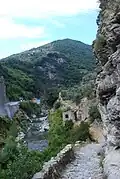 Porte de Gênes vue de l'extérieur de la ville.