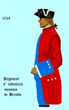 régiment de Brendle de 1734 à 1749