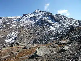 Vue du mont Bréquin depuis les abords du col de la Vallée-Étroite.