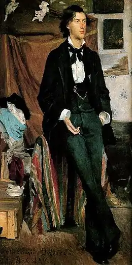 Portrait de Henry Davison, poète anglais (1880), Paris, musée d'Orsay.