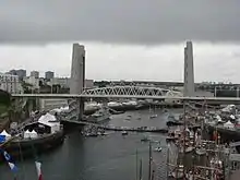 Pont de Recouvrance à Brest.