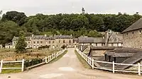 Les Forges des Salles : vue d'ensemble du village.