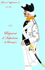 régiment de Bretagne de 1776 à 1779