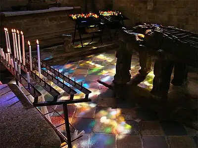 Tombeau de saint Ronan, chapelle du Pénity de l'église Saint-Ronan de Locronan.