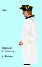 régiment de Bretagne de 1740 à 1757