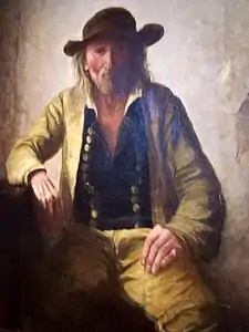 Charles Rivière : Homme du Faouët ou Breton (1910, huile sur toile, Musée du Faouët) 1.