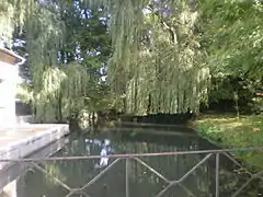 La Brêche au moulin à eau, vue amont.