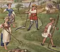 Fenaison, bréviaire des Grimani, Juin. Simon Bening, vers 1510