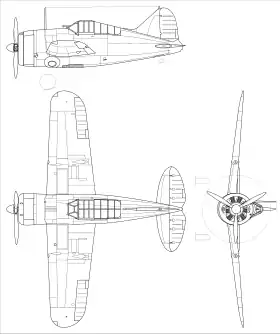 vue en plan de l’avion