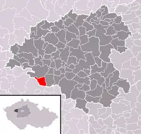 Localisation de Břežany