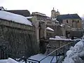 Briançon vue des remparts en hiver