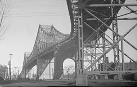 Structure du pont, 1937