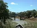 Le pont sur la rivière Darling près de Wilcannia.