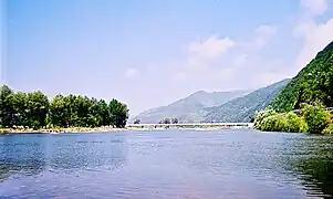 Près du barrage de Huilongshan