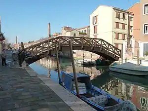 rio delle Convertite et son pont en bois