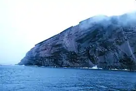 Vue partielle de l’île