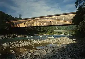 Vue du pont en 1984.