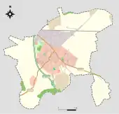 Carte représentant le territoire de la commune de de Brie-Comte-Robert