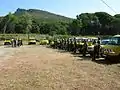 Briefing des Patrouilles de Police Forestière ONF et des Patrouilles forestières de protection APFM - OFRAN à la Base DFCI des Pradineaux, Forêt domaniale de la Colle du Rouet, 2008.