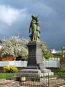 Monument aux morts de Brieulles-sur-Bar.