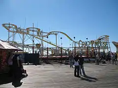 Crazy mouse sur la jetée de Brighton