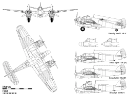 vue en plan de l’avion