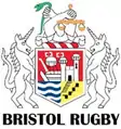 Logo de Bristol Rugby abandonné en 2014 puis rétabli de 2015 au 15 avril 2018.