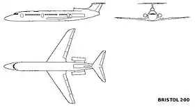 Plan à 3 vue de l'avion.