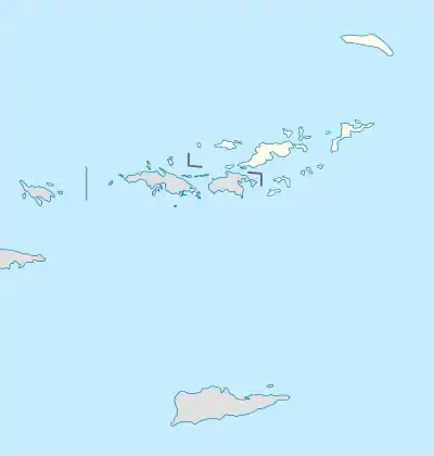 Voir sur la carte topographique des îles Vierges britanniques
