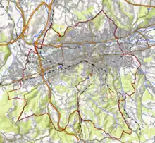 Carte topographique