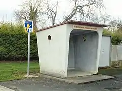 L'arrêt de bus en 2017.