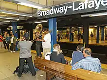 Musiciens dans le métro