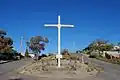 Croix de chemin à Broken Hill, Australie.