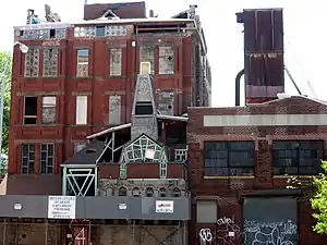 A picture of The Broken Angel House in Brooklyn on May 16, 2007.