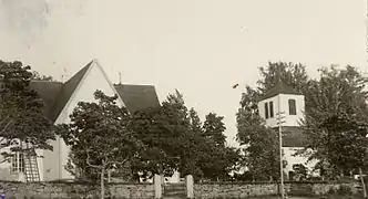 L'ancienne église en 1934.