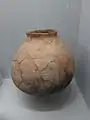Jarre globulaire funéraire. Site de Majeon-ri, Nonsan, Chungcheong du Sud. v. 500 AEC. Musée national, Buyeo