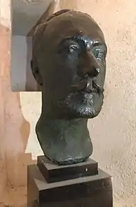 Buste de Georges Mouveau, bronze de 1916 par Charles Despiau.
