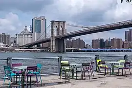 Le Pont de Brooklyn, vu sous un autre angle.