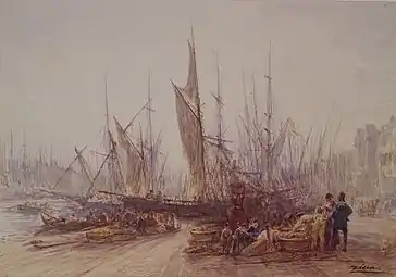 Le Port de Marseille, vers 1864Brooklyn Museum, New York