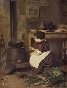 La Petite Cuisinière (vers 1858), New York, Brooklyn Museum.
