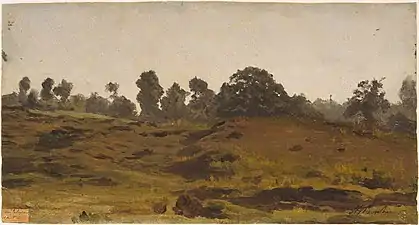 Paysage champêtre (entre 1850 et 1855), New York, Brooklyn Museum.