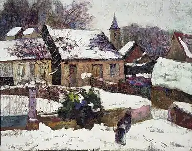 Neige fondante, Auvergne (vers 1899), New York, Brooklyn Museum.