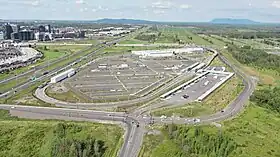 Construction de la station Brossard (été 2022)