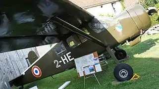 Un Broussard à l'entrée du musée.