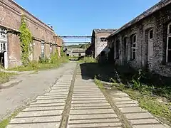 Un ancien accès ferroviaire.