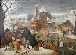 Brueghel le Jeune, Scène de patinage