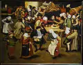 Mariage paysan, par Pieter Brueghel le Jeune, 1620.