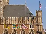 Halles de Bruges – gothique de brique en Flandre (simplification du décor)