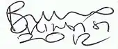 signature de Bruno Brindisi